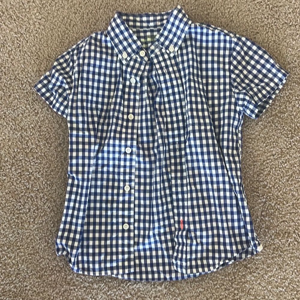 Boys 4/5 Crew cuts button up collar shirt
